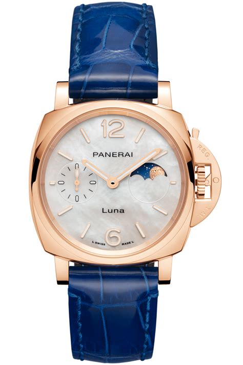 panerai due luna|panerai luminor dial.